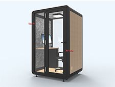 Portable Soundproofing Music Instrument Study Booth Recording Studio Booth