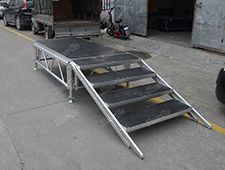 Adjustable Height Aluminum Stage with Portable Stage Legs And Platforms