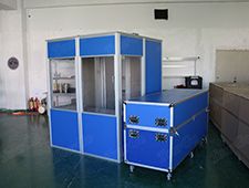 Tourgo cheap price whisper cube simultaneous 2 person interpretation booth conference system interpreter booth