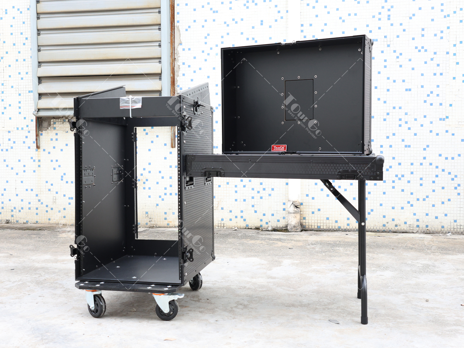 2 Combo Rack Flight Case