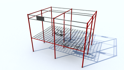 2Sloth under net