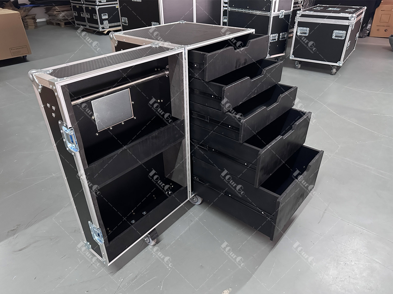 5 Drawer Backline Tool Flightcase2