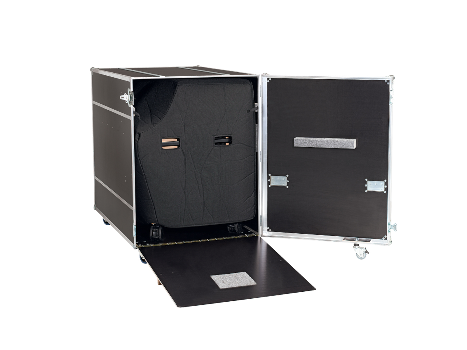 Flight case for keyboard glockenspiel