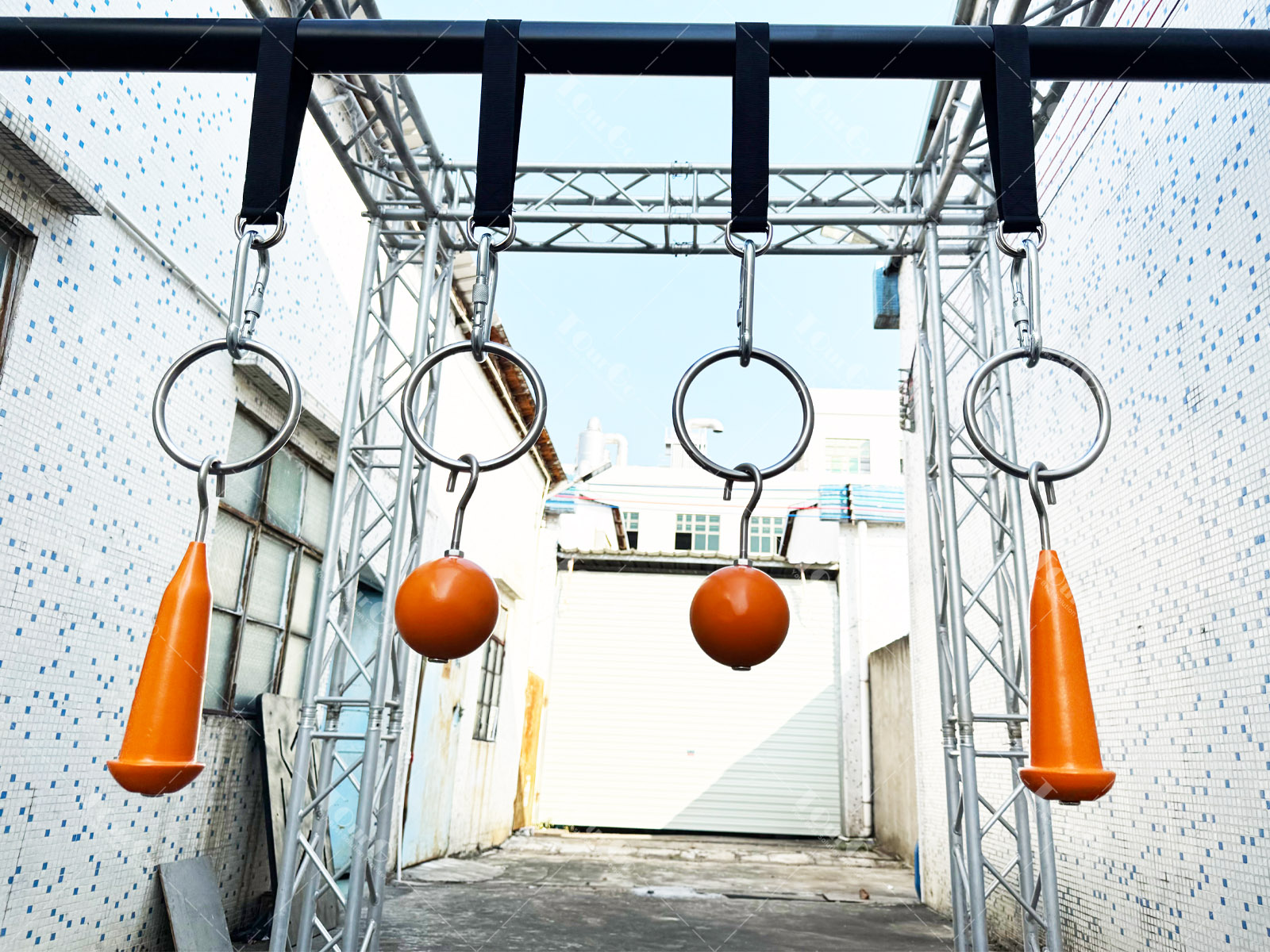 Gym Training Equipment Ninja Warrior Hanging Obstacles Ninja Grips