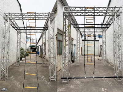 Ninja Obstacle Rope LADDER CLIMB