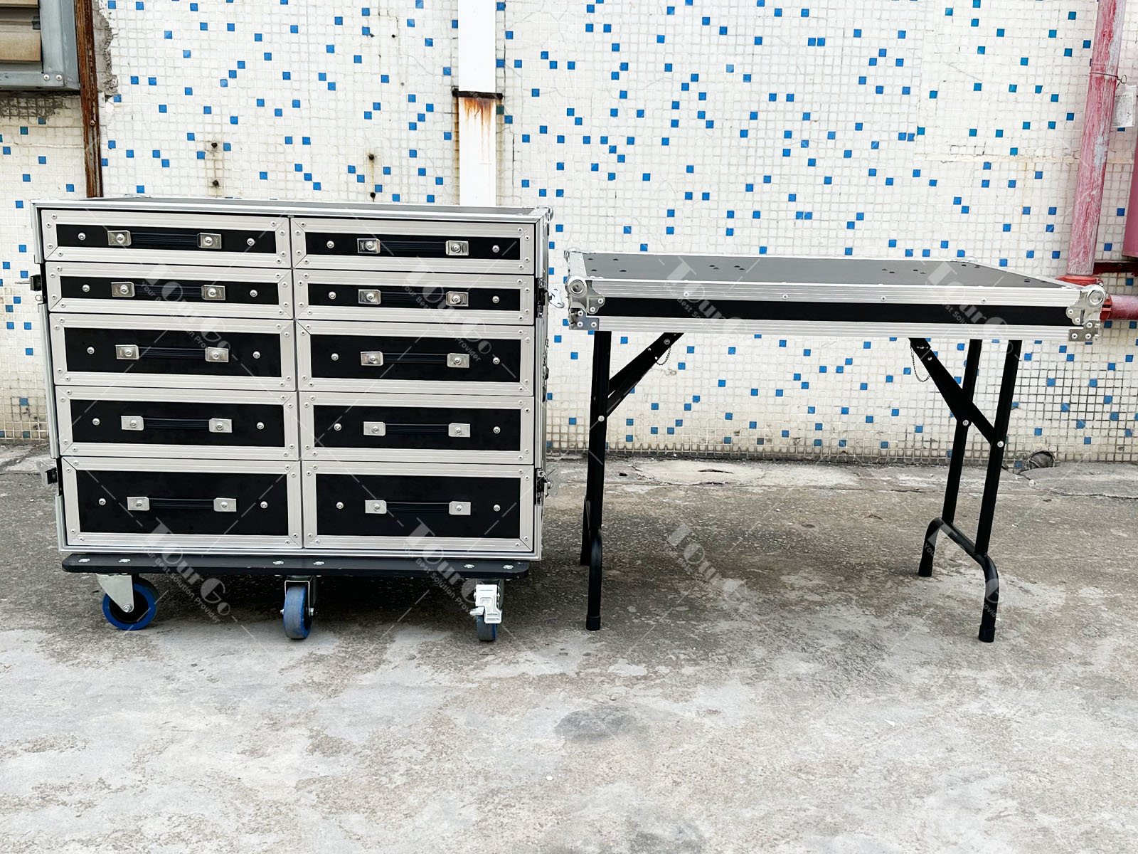 2 drawer flight case