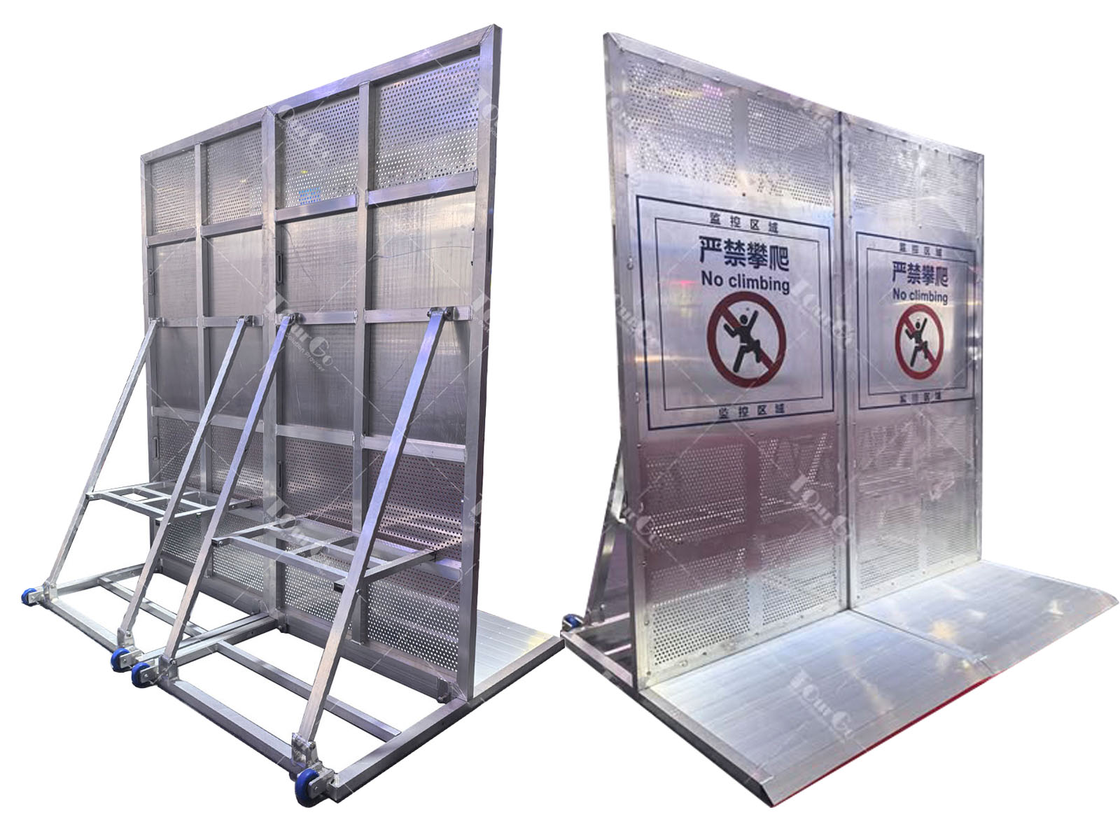 HEAVY DUTY CROWD BARRIER 200 SERIES STANDARD FOLDABLE