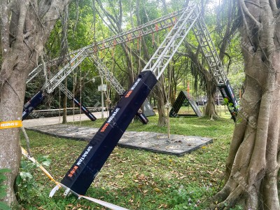 Rope Swinging Course