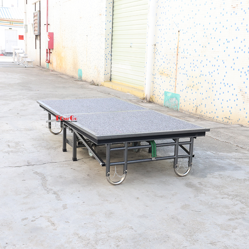 High Quality Welding Portable Stage Event Mobile Stage Easy Use Folding Stage