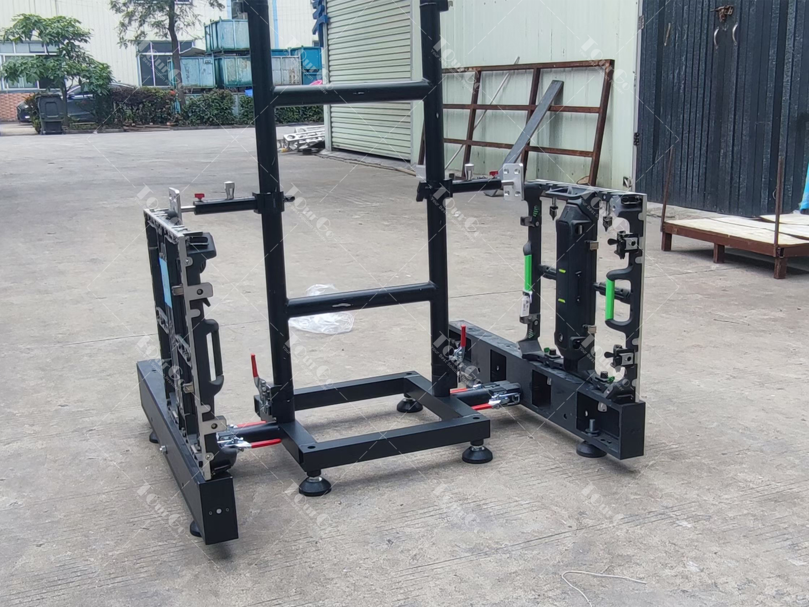 Double-sided LED Screen Ground Support