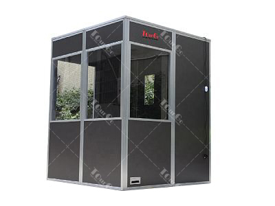 Dark Grey Standard 2-Person simultaneous interpretation translation booth
