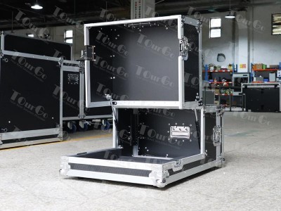 2 Workstation Flight Case