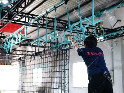 Fitness Ninja Warrior Obstacle SKY HOOKS ( set of 6 )