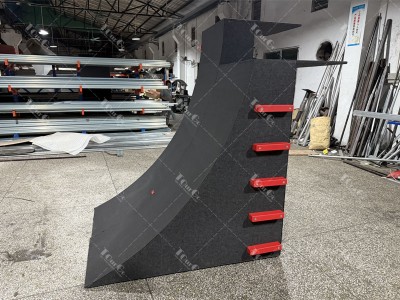 New Arrival Warped Wall Indoor Gym Ninja Wall Ninja Warrior Warped Wall