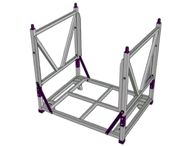 Heavy Duty Stage BARRICADE Cart Concert Crowd Control Barriers Cart