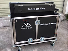 TourGo Flip-Ready Easy Retracting Hydraulic Lift Road Mixer Console Flight Case for Behringer Wing
