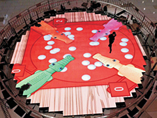 Interactive Video Stage Dance Floor Stand LED Wall Panels Screen Display Digital Touch Tile Wall For Dancing Gaming