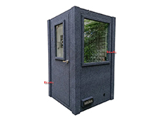 TourGo Enhanced Wall Vocal voice over soundproof whisper recording booth