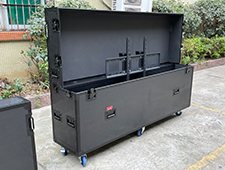 Automatic Tv Screen Electric Lift Plasma Black Flight Road Case for iiyama ProLite TE8602MIS-B1AG 86″ TV
