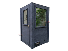 Small Working Pod Soundproof Private Office Calling Pod Acoustic Office Booth