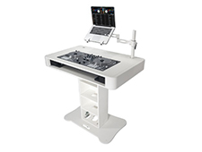 DJ booth white control tower dj stand booth ddj sz for two pioneer