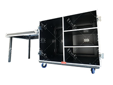 Coffee box Flight case 100x75x70 Coffee Cart Workstation Flight Case