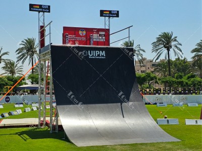 UIPM Obstacle 14. Finish wall