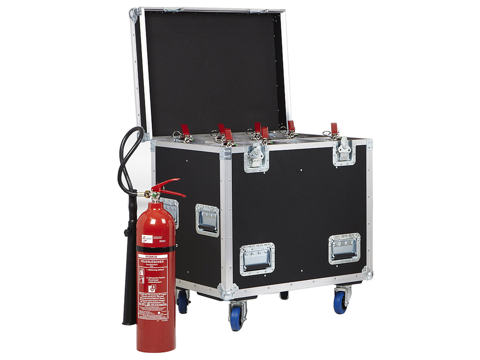 CO² fire extinguisher case
