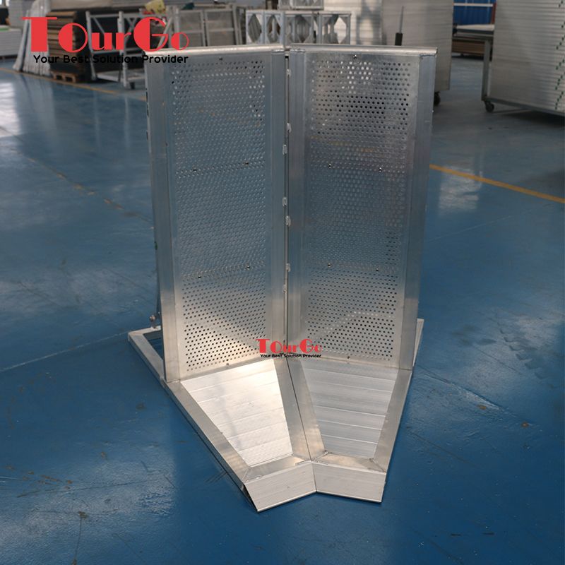 Concert Stage Barricade — Corner Barrier Unit
