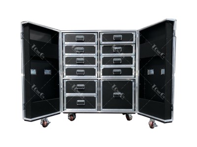 Standard 11 Drawer Heavy Duty Production Workbox Flightcase