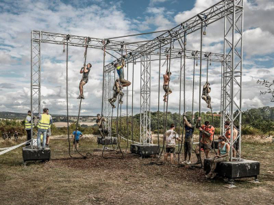 Spartan Race Obstacles ROPE CLIMB