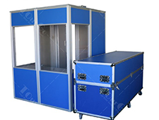 TourGo Blue Portable International Audio Conference Interpreter Booth / ISO Translation Booth