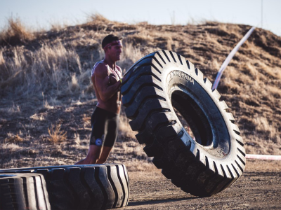 Spartan Race Obstacles Training Obstacle TIRE FLIP
