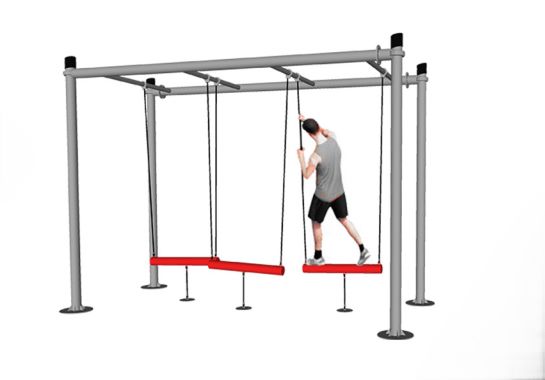 Fitness Park Ninja Hanging Equipment Balance Beam