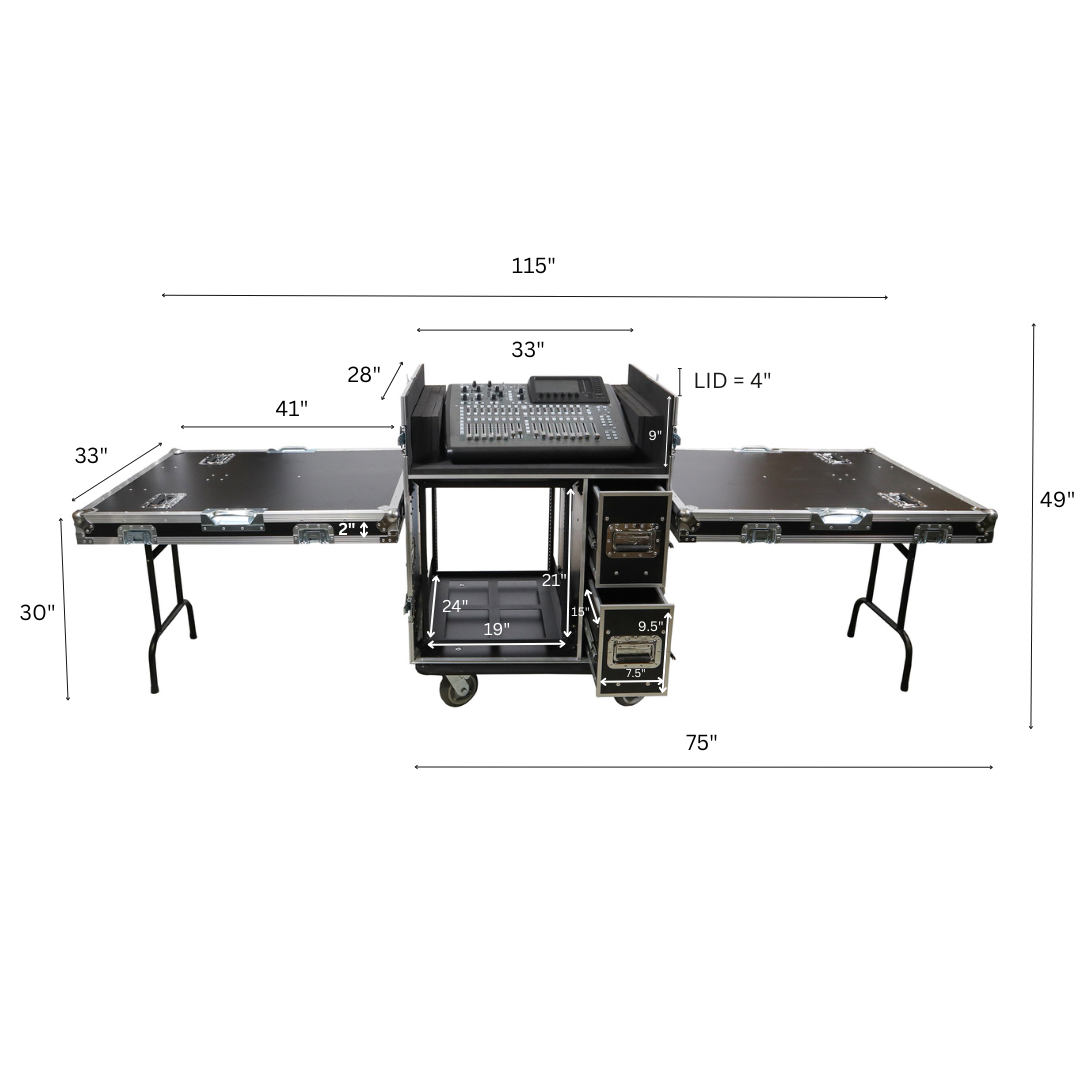 12U Shockproof Rack