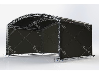 F34P 8.5m x 6.5m Truss Arc Roof system