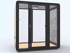 Mobile Professional Public Indoor Soundproof Acoustic Phone Recording Booth