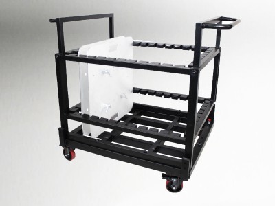 Dolly Cart for Base Plates and Truss – Holds 8-36 inch or 10-24 inch Base Plates