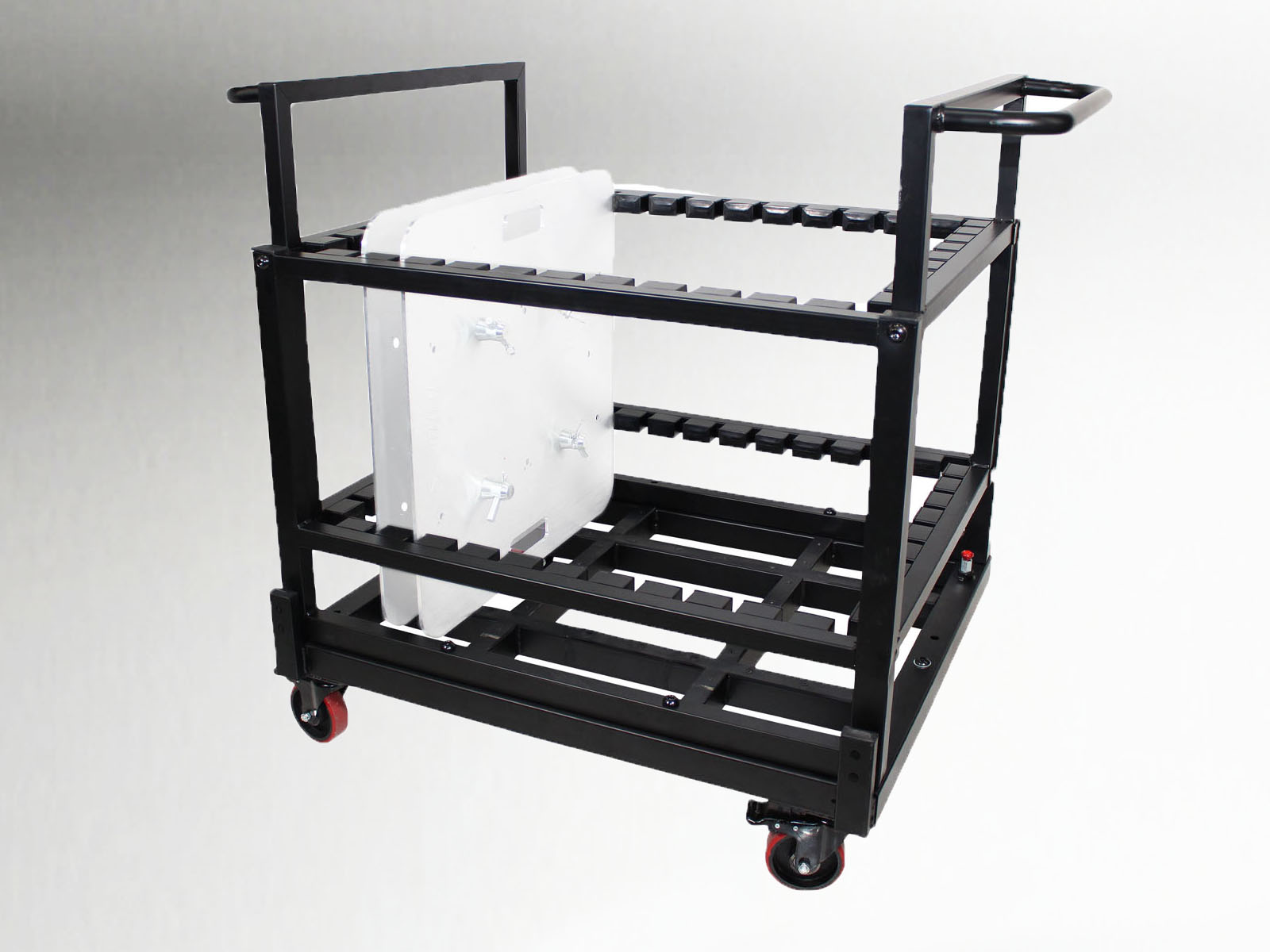 Dolly Cart for Base Plates and Truss – Holds 8-36 inch or 10-24 inch Base Plates