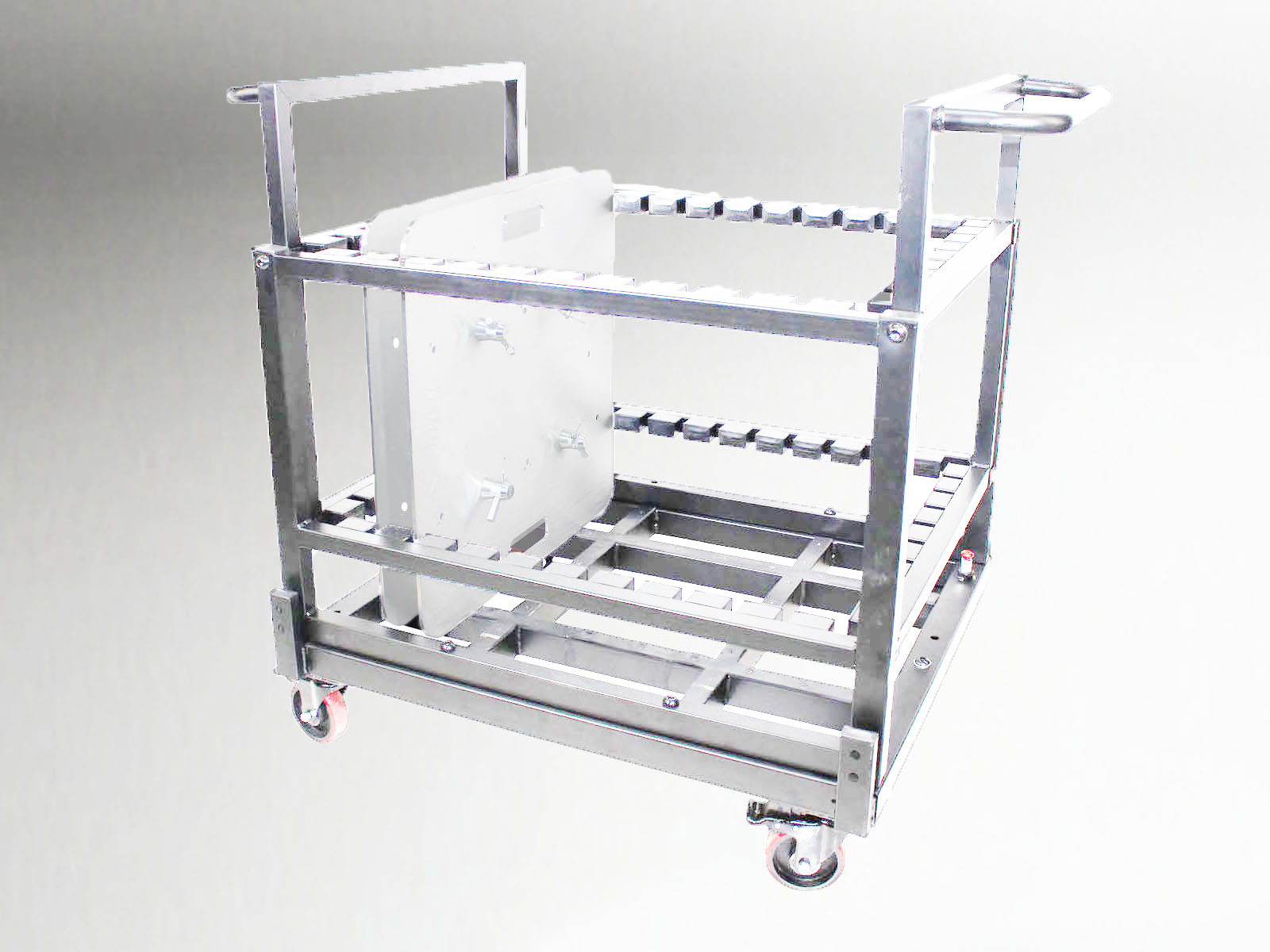 Carts for the 36” and 24” truss bases Holds 8pc -36 inch or 10pc -24 inch Base Plates- (Silver color)