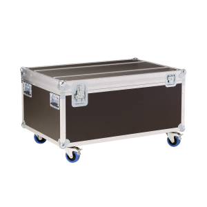 Flight case for 10 sound screens
