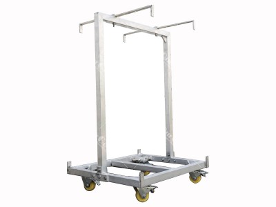 Universal Portable Rolling Trolly Vertical Storage Stage Cart for 8pcs 4′W Stage Decks