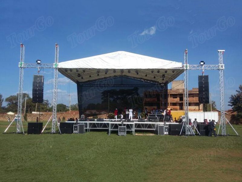 Tourgo Oudoor Event Aluminum Stage Roof Trusses With Canopy