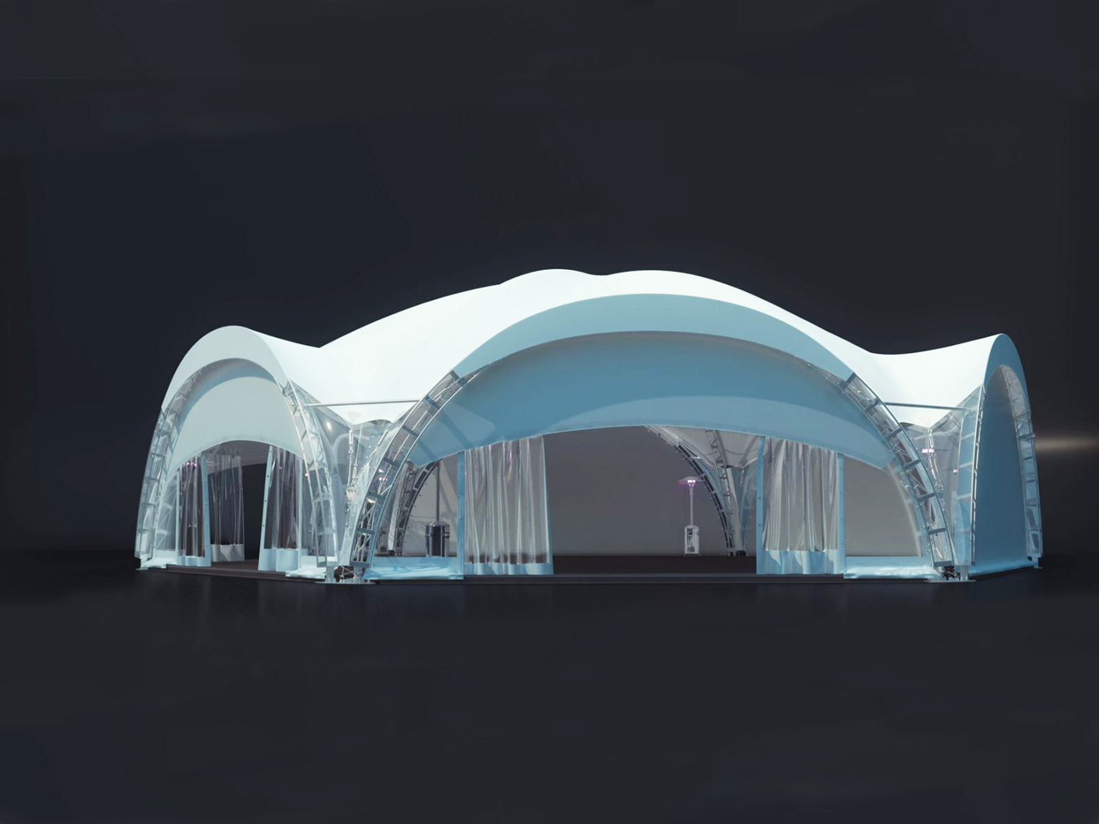 PVC Tent and High Peak Tent Arched tent 360/10/5X1