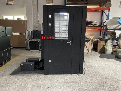 Small One Person Acoustic Recording Studio Booth for Vocal