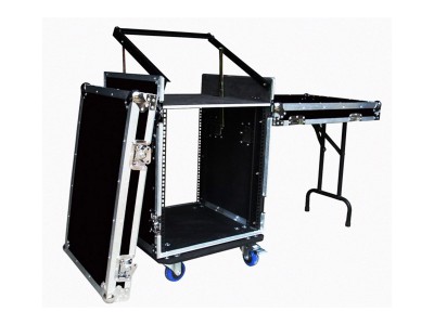 20″Amplifier Racks 12U Three-door open-cover case