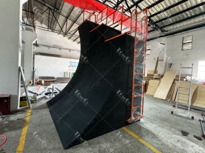 Ninja obstacle course climbing wall Warped Walls