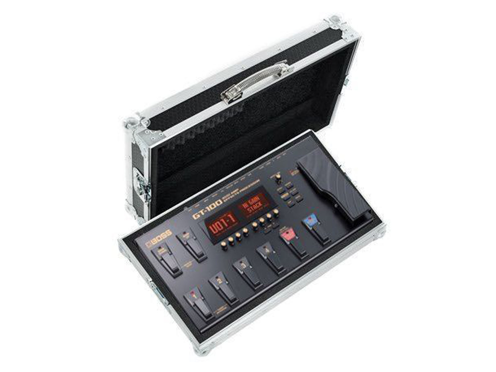 Boss GT-100 Pedal Board Flight Case