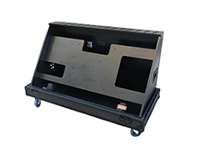 Waterproof Aluminum 55” Confidence Monitor Carrying Black Flight Case