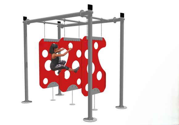 Ninja Challenges Trampoline Park Adventure Cheese Door